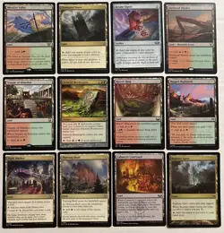 12x Gruul Commander Land Lot - Nonbasic - Red Green - MTG EDH - w/Command Tower - Image 1