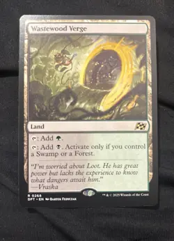 Wastewood Verge Land - Magic the Gathering Aetherdrift 0268 Non-Foil NM - Image 1