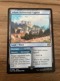 MTG Jidoor, Aristocratic Capital Final Fantasy Regular Rare - Image 1