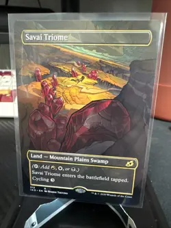 Savai Triome Ikoria: Lair of Behemoths MTG Magic the Gathering Land - Image 1