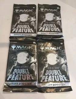 (4) Magic The Gathering Innistrad Double Feature Draft Booster Packs - Image 1