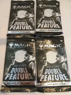 (4) Magic The Gathering Innistrad Double Feature Draft Booster Packs - Image 2