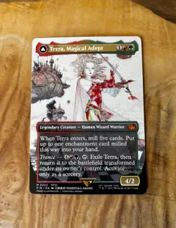 Terra, Magical Adept (Borderless) Final Fantasy Foil - Magic the Gathering Card - Image 1