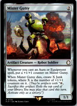 Magic the Gathering Mister Gutsy Fallout Commander MTG Free Shipping! - Image 1