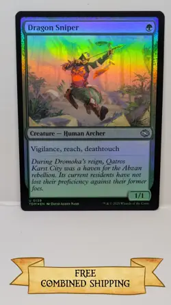 Dragon Sniper Tarkir: Dragonstorm Foil - Image 1