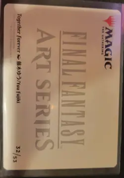 Together Forever - Art Series 32/53 - Final Fantasy - MTG - Art Card Signature - Image 2