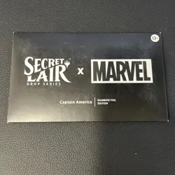 MTG Secret Lair Drop Series: MARVEL Captain America Rainbow Foil FACTORY SEALED - Image 1
