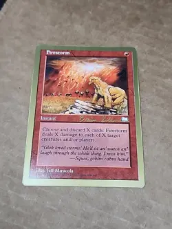 Firestorm (Gold Border World Championship Version) x1 MTG ENGLISH - Image 1