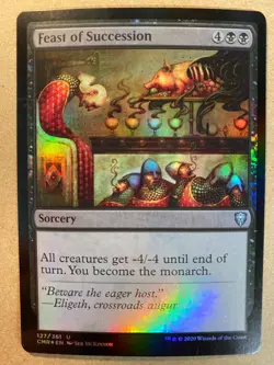 MTG 1x FOIL Feast of Succession Commander Legends Magic the Gathering Card x1 NM - Image 1