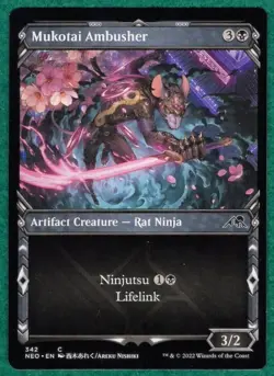 Mukotai Ambusher (Showcase) - Kamigawa: Neon Dynasty NEO #342 - Magic MTG Card - Image 1