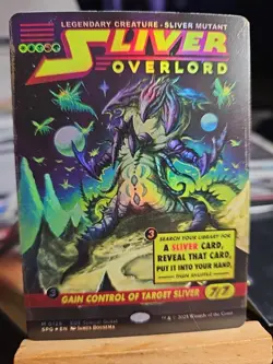1x Sliver Overlord (Showcase) Special Guests Foil Unplayed ** MagikJnkie ** - Image 1