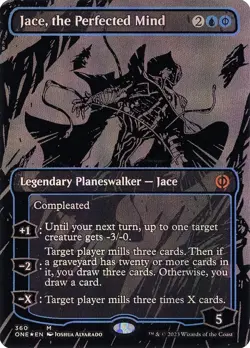 Jace, the Perfected Mind- Phyrexia: All Will Be One Oil-Slick Foil 0 MTG-NM - Image 1