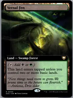 Vernal Fen (Extended Art) R Commander: Edge of Eternities 44 NM - Image 1