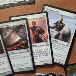 Mono ***WHITE SOLDIER*** Tribal Custom Complete Commander Magic Deck ALL 100 MTG - Image 4