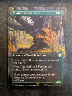 Timber Protector - Borderless - Lord of the Rings: Tales of Middle Earth (MTG) - Image 1