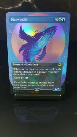 Starwinder (Borderless) Foil x1 #291 - Edge of Eternities (EOE) - Image 1