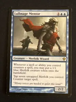 1x Lullmage Mentor (54) Zendikar MP MTG Magic the Gathering x1 MKE - Image 1