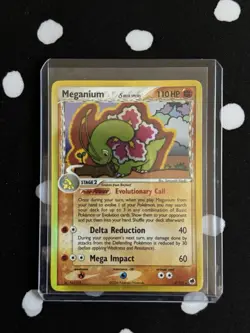 Pokemon TCG Meganium EX Dragon Frontiers Holo Rare Card 4/101 Delta Species - Image 3