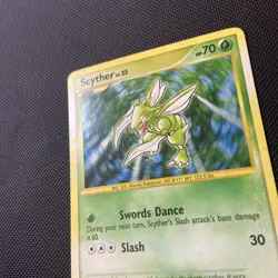 Scyther 130/127 Platinum Secret Rare Holofoil Pokemon Card LP - Image 2