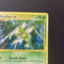 Scyther 130/127 Platinum Secret Rare Holofoil Pokemon Card LP - Image 4
