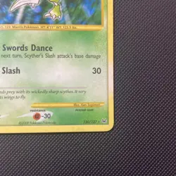 Scyther 130/127 Platinum Secret Rare Holofoil Pokemon Card LP - Image 5
