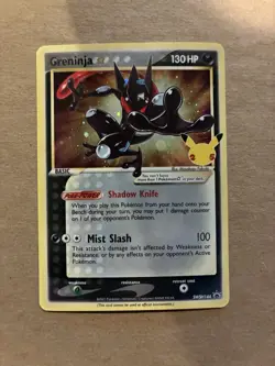 Greninja Gold Star SWSH144 SWSH: Sword & Shield Promo Cards Holo Celebrations NM - Image 1