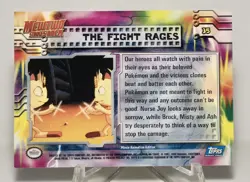 1999 Charizard Pokemon Topps The Fight Rages Holo Foil TV Animation Card NM/M - Image 2