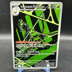 Team Rockets Spidops 187/182 Destined Rivals Illustration Rare Pokemon Card - Image 1