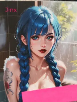 B 27 Jinx Arcane League Of Legends Bath Spicy Lonestar Customs Waifu S3 BB Card - Image 3