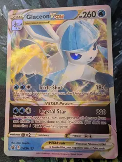 Glaceon VSTAR SWSH197 NM Pokemon Card - Image 1