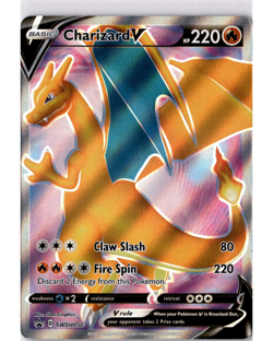 Charizard V SWSH050 SWSH: Sword & Shield Promo Cards Holo Pokemon - Image 1