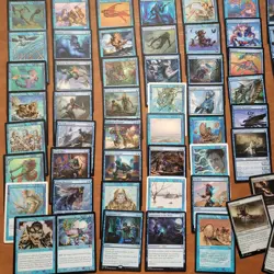 Mono ***BLUE MERFOLK*** Tribal Custom Complete Commander Magic Deck ALL 100 MTG - Image 3