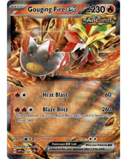 Gouging Fire ex 144 Sv: Scarlet & Violet Promo Cards Holo - Image 1