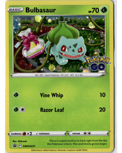 Pokemon Card - Bulbasaur SWSH231 SWSH Sword & Shield Black Star Promo Holo - Image 1