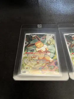 Pokemon TCG Eevee SVP 173 Pokemon Center Stamped Promo + Regular Promo Card - Image 3