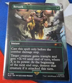 Berserk MTG Marvel Secret Lair NM Non Foil Unplayed SLD Wolverine - Image 1