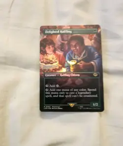 Delighted Halfling (Borderless) Universes Beyond: The Lord of the Rings:...Foil - Image 2