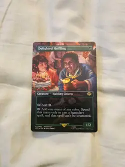 Delighted Halfling (Borderless) Universes Beyond: The Lord of the Rings:...Foil - Image 3