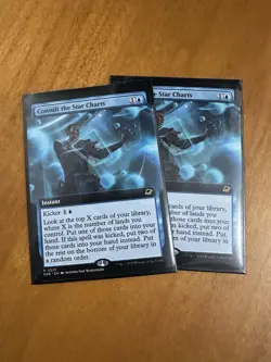 x1 MTG EOE Consult The Star Charts Extended Art Non-Foil 0325 Pack Fresh - Image 1