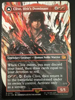 Clive, Ifrit's Dominant (0318) (Borderless) Final Fantasy Regular - Image 1