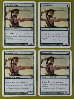 Llanowar Elves x4 Ninth Edition 9th 4x Magic the Gathering MTG - Image 1