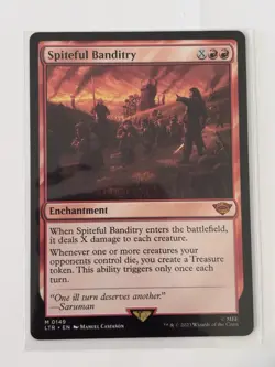 Spiteful Banditry - The Lord of the Rings - MTG LTR EDH NM Pack Fresh - Image 1
