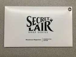 Secret Lair MTG Monstrous Magazines Rainbow Foil Edition Sealed - Image 1