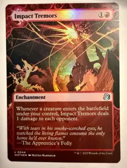 Impact Tremors #44 (Foil) (NM) Wilds of Eldraine WOT Magic MTG - Image 1
