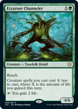 1 x Ezzaroot Channeler - Commander 2021 - NM-Mint - MTG - Image 1
