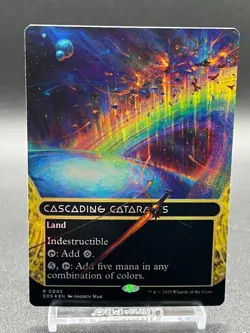 MTG Cascading Cataracts Full Art Edge Of Eternities 0005 Foil - Image 1