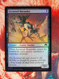 Accursed Marauder Foil Modern Horizons 3 Magic Gathering MTG MH3 - Image 1