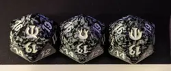 Magic the Gathering MTG Spindown Life Counter Lot 20 Sided Dice 3x Theros Block - Image 1