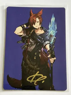 G’raha Tia Scion Reborn 51 Signature Art Series MTG Final Fantasy 2025 MT 9.0 + - Image 2