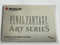G’raha Tia Scion Reborn 51 Signature Art Series MTG Final Fantasy 2025 MT 9.0 + - Image 3